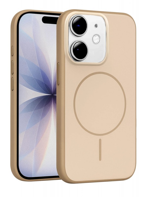 LRZ02 Apple iPhone 11 Neva Magsafe Kapak - Gold&hellip;