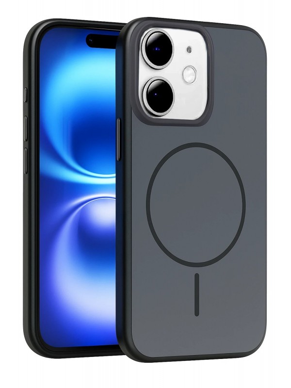 LRZ02 Apple iPhone 11 Neva Magsafe Kapak - Siyah&hellip;