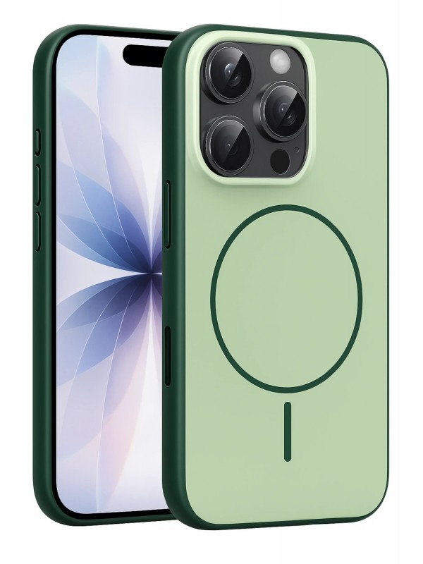 LRZ02 Apple iPhone 16 Pro Max Neva Magsafe Kapak - Koyu Yeşil&hellip;
