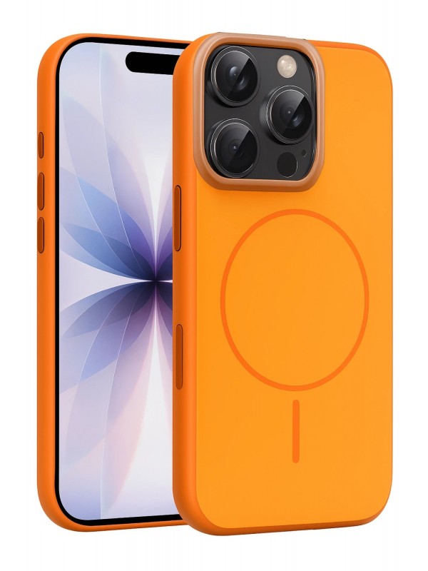 LRZ02 Apple iPhone 16 Pro Max Neva Magsafe Kapak - Turuncu&hellip;