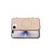LRZ02 Apple iPhone 16E Neva Magsafe Kapak - Gold
