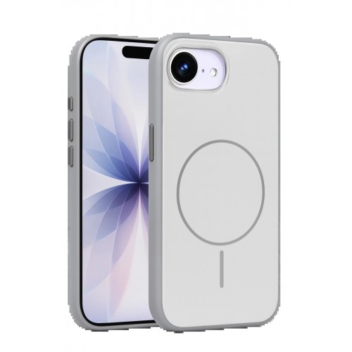 LRZ02 Apple iPhone 16E Neva Magsafe Kapak - Gri
