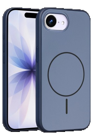 LRZ02 Apple iPhone 16E Neva Magsafe Kapak - Lacivert&hellip;