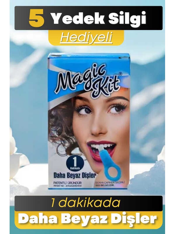 Diş  Silgisi 1 Aparatlı + 5 Yedek Süngerli Set 1 Paket&hellip;