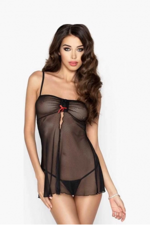 Transparan Fantazi Gecelik&hellip;