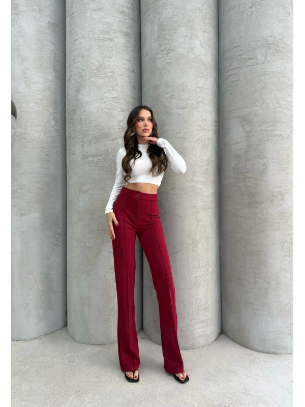 Önü cumalı ithal krep pantolon&hellip;