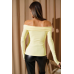 Madonna Çapraz Yaka Bluz Sarı