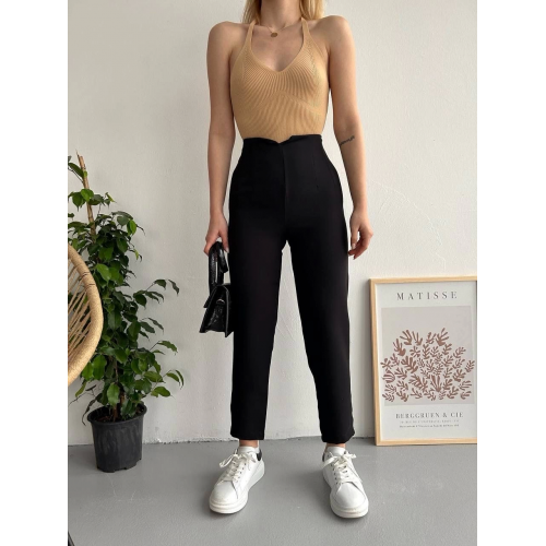 Atlas fletolu pantolon siyah Atlas fletolu pantolon siyah