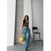 Baggy taş enzim bıyık yı jeans pantolon yeşil tint Baggy taş enzim bıyık yı jeans pantolon yeşil tint