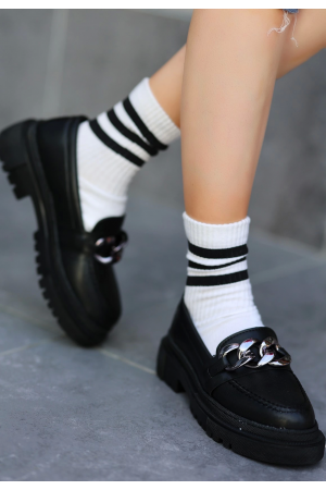 Biga Siyah Cilt  Ayakkabı&hellip;