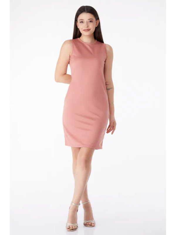 Bisiklet Yaka Kadın Mini Elbise&hellip;