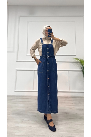 Etekli spet enzim süper taş yıkama koyu mavi&hellip;