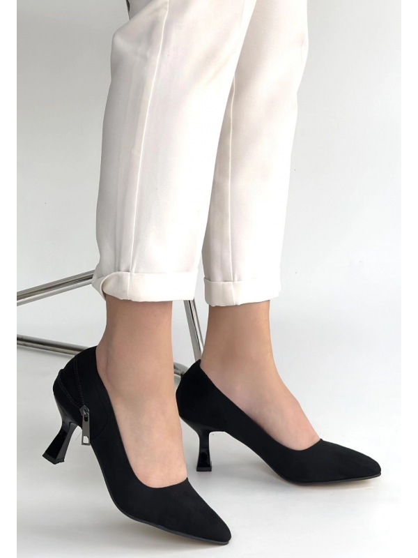 Jedi Siyah Süet Topuklu Ayakkabı… Jedi Siyah Süet Topuklu Ayakkabı…