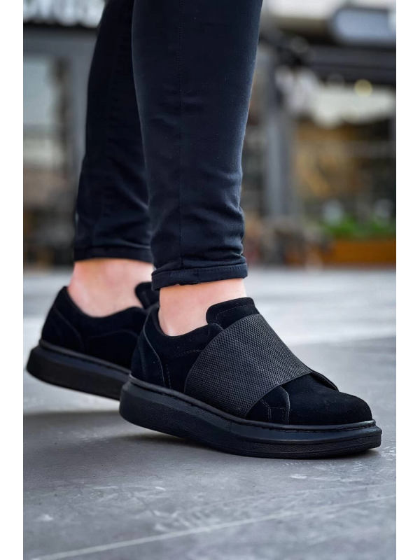 KB-040  Kuback Siyah Süet Siyah Taban  Lastikli  Günlük Erkek  Ayakkab�&hellip;