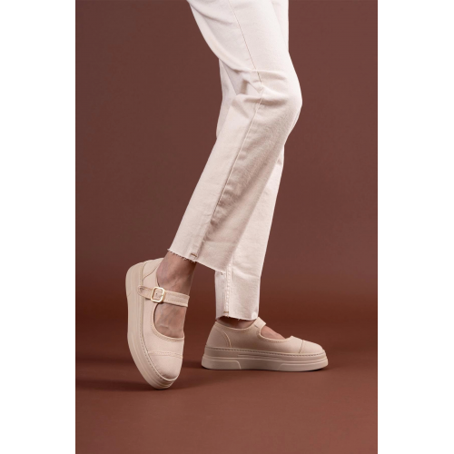 Lunni Bej Keten Spor Ayakkabı