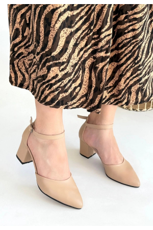 Mulen Nude Cilt Topuklu Ayakkabı&hellip;