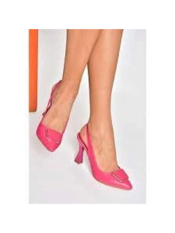 Pıert Fuşya Cilt Topuklu Ayakkabı&hellip;