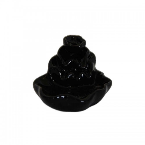 Geri Akış Buhurdanlık Tütsülük Seramik Şelale Siyah Backflow C0902 Geri Akış Buhurdanlık Tütsülük Seramik Şelale Siyah Backflow C0902