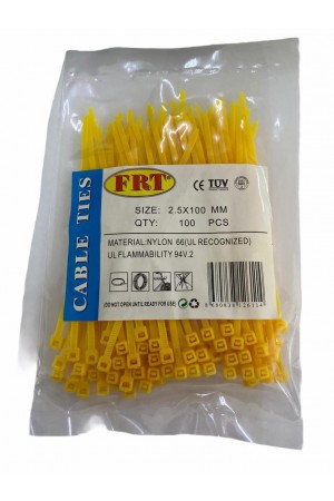 FRT Sarı 2,5x100 Kablo Bağı&hellip;