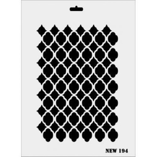 Rich New Seri N-194 Stencil 35x25 cm Rich New Seri N-194 Stencil 35x25 cm