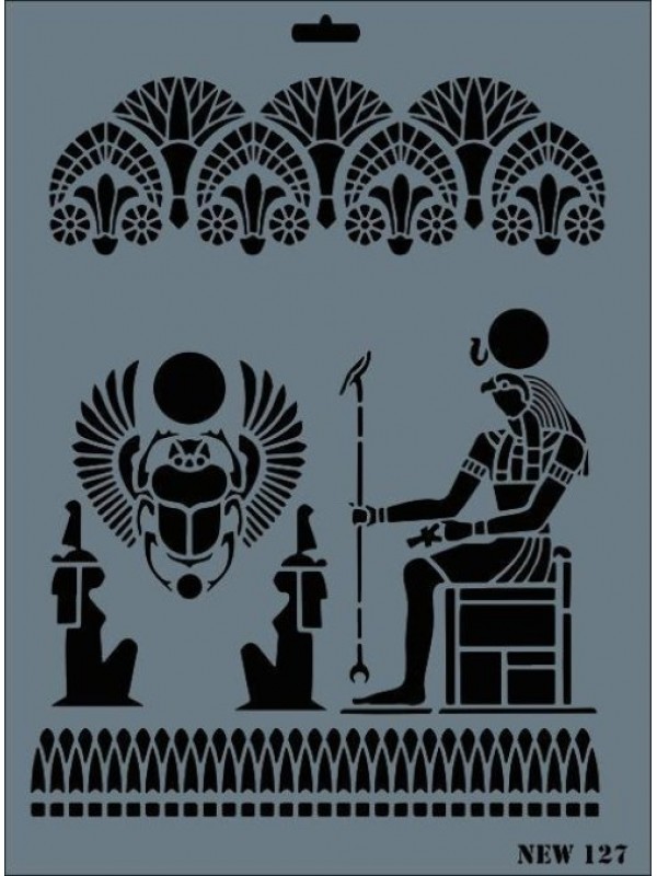 Rich New Seri N-127 Stencil 35x25 cm&hellip;