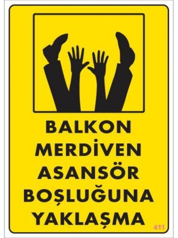Boşluğa Yaşlaşma Uyarı Levhası 25x35 KOD:411&hellip;