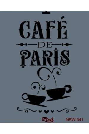 Rich New Seri N-341 Stencil 35x25 cm&hellip;