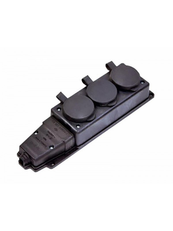 Kauçuk 220V Uzatma 3'lü Priz&hellip;