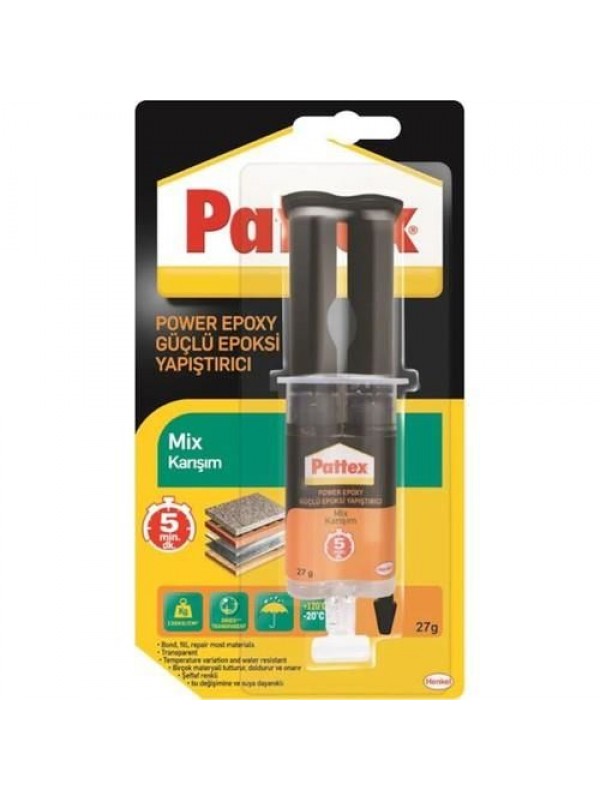 Pattex Power Epoxy Güçlü Yapıştırıcı Şeffaf 27 gr&hellip;