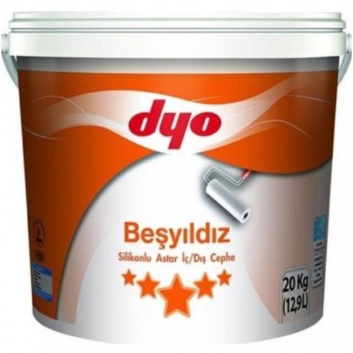 Beşyıldız Silikonlu İç Dış Astar 20 Kg Beyaz