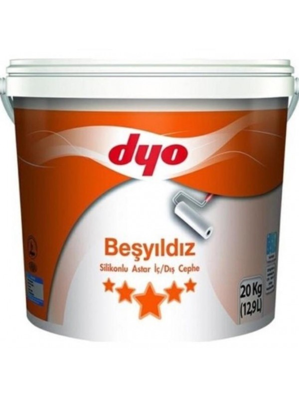 Beşyıldız Silikonlu İç Dış Astar 20 Kg Beyaz&hellip;