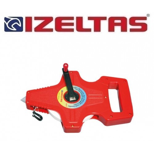 İzeltaş 50 Metre Arazi Tip Saplı Şerit Metre İzeltaş 50 Metre Arazi Tip Saplı Şerit Metre