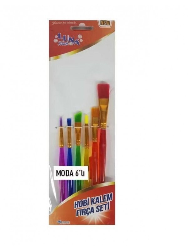 Luna Moda Hobi Kalem Fırça Seti 6 Parça&hellip;
