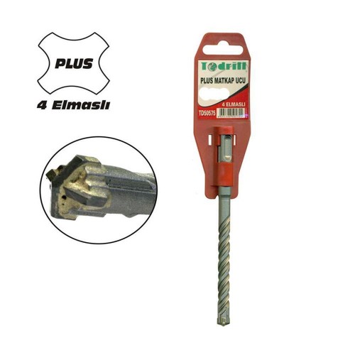 TD50575 9X160 Sds Plus 4 Elmaslı Matkap Ucu