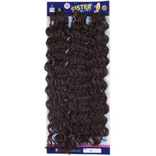 Afro Dalgası  / Koyu Kahve 33