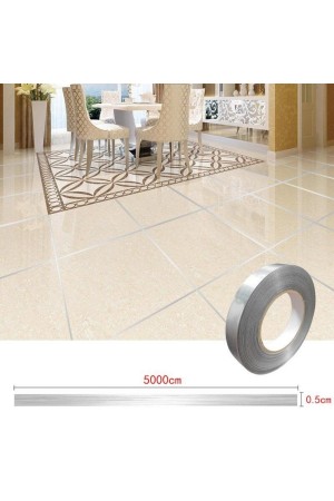 0.5 Cm Kalınlık Gümüş Fayans Arası Şerit Bandı 50 Metre Banyo Derz&hellip;