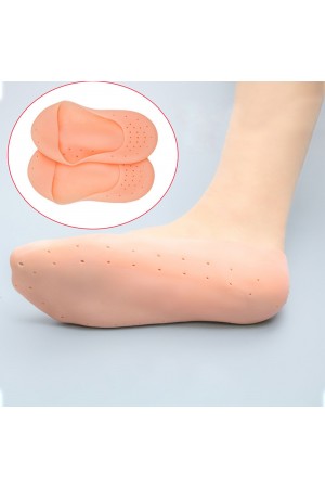 1 Çift Silikon Hava Alır Patik Silikon Ayak -Topuk Koruyucu Nemlendirici&hellip;