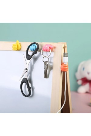 10 Adet Renkli Ok İşareti Kablo Sabitleyici Klipsler Kablo Düzenleyici &hellip;