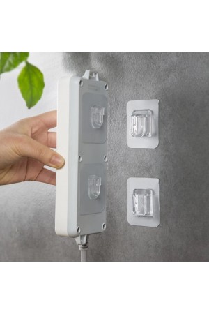 20 Adet Şeffaf Çift Taraflı Yapışkanlı Geçmeli Klips Eşya Sabitlem&hellip;