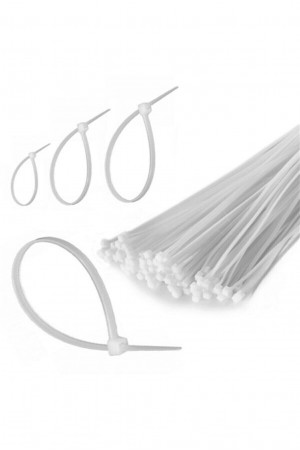 100 Adet Plastik Cırt Kelepçe Kablo Bağı Kablo Düzenleyici-4.8 X 380 &hellip;