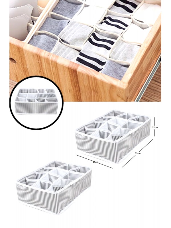 12 Bölmeli Pratik Bölmeli Çekmece Düzenleyici Organizer(İç Çamaşı… 12 Bölmeli Pratik Bölmeli Çekmece Düzenleyici Organizer(İç Çamaşı…