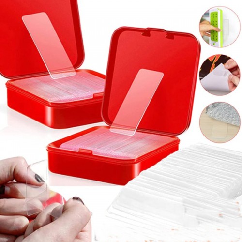 180 Parça Çift Taraflı Tekrar Kullanılabilir Yapışkan Bantlar 180 Parça Çift Taraflı Tekrar Kullanılabilir Yapışkan Bantlar