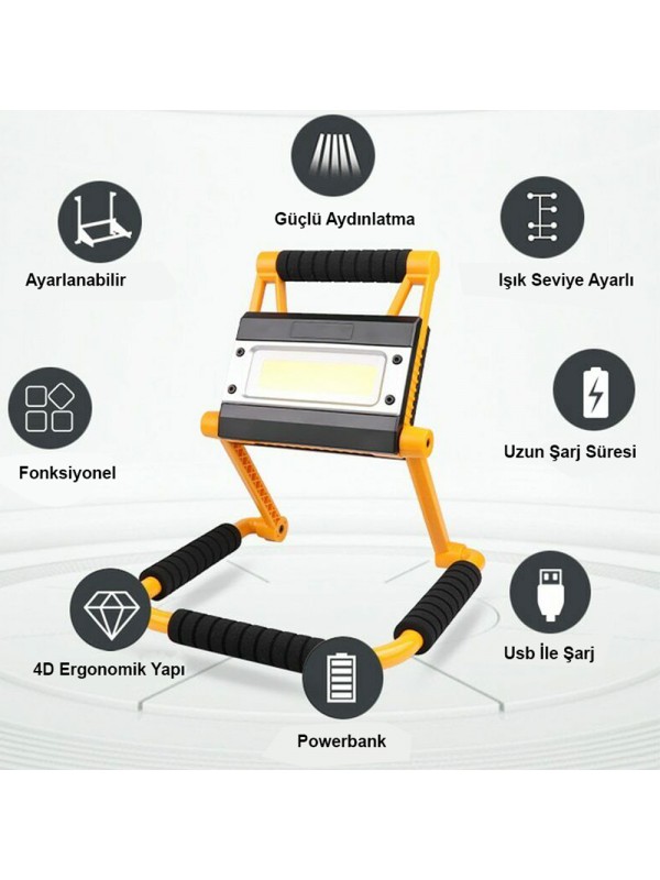 1300 Lümen Güçlü Aydınlatma Watton Wt-328… 1300 Lümen Güçlü Aydınlatma Watton Wt-328…