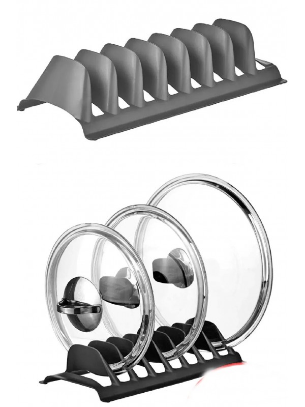 8 Bölmeli Tencere Kapak Rafı - Simple Tabaklık - Kapak Organizeri… 8 Bölmeli Tencere Kapak Rafı - Simple Tabaklık - Kapak Organizeri…