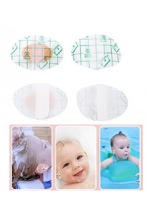 20 Adet Bebek Banyo Havuz Kulak Bandı -Şeffaf Su Geçirmez Yapışkanlı&hellip;