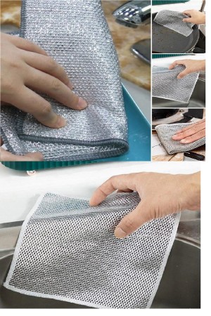 3 Adet Çok Fonksiyonlu Çizmeyen Tel Bulaşık Bezi Bulaşık Havlusu Bul… 3 Adet Çok Fonksiyonlu Çizmeyen Tel Bulaşık Bezi Bulaşık Havlusu Bul…