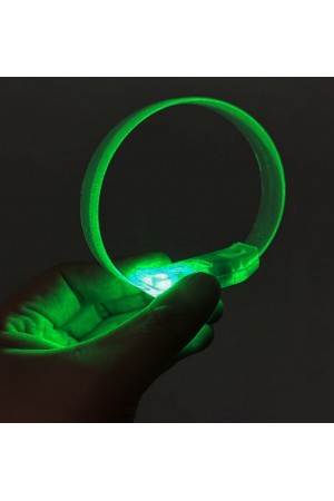 3 Modlu Pilli LED Işıklı Esnek Parti Bilekliği Yeşil&hellip;