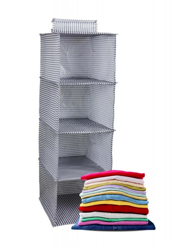  4 Gözlü Dolap Organizer Zebra Model&hellip;