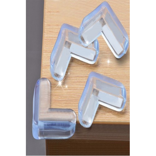 4 lü Masa Sehpa Köşe Koruyucu Silikon- Çuk Koruma Aparatı 4 lü Masa Sehpa Köşe Koruyucu Silikon- Çuk Koruma Aparatı