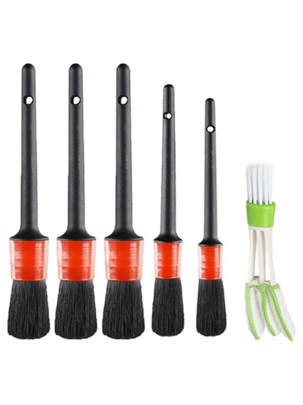 6 Parça Araç Detaylı Temizlik Fırçası İç Dış Temizlik Fırça Se&hellip;